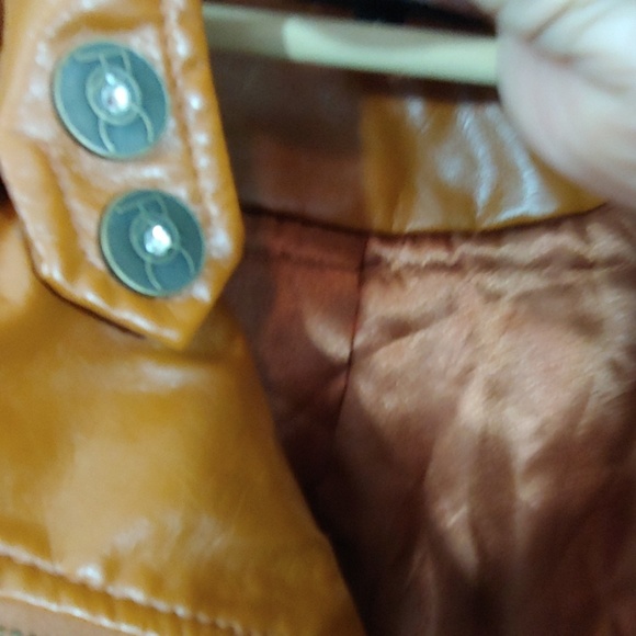 Rocawear Faux Leather Jacket Bling & Studs Size S - Picture 6 of 8